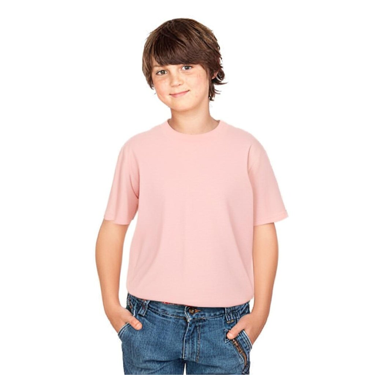 6 Pack : Tultex® Youth Fine Jersey Crewneck Short Sleeve T-Shirt
